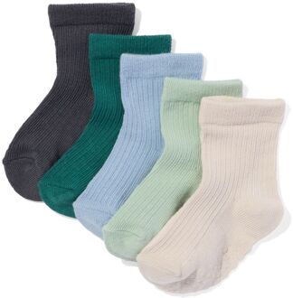 Hema Babysokken - 5 paar blauw (blauw) - 24-30 m