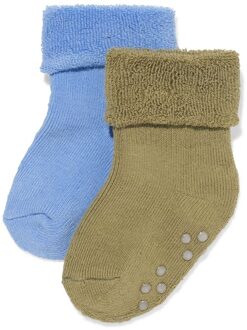 Hema Babysokken badstof bijen - 2 paar blauw (blauw) - 18-24 m