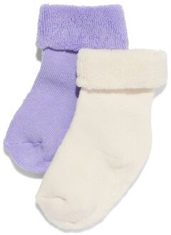 Hema Babysokken terry - 2 paar lila (lila) - 18-24 m