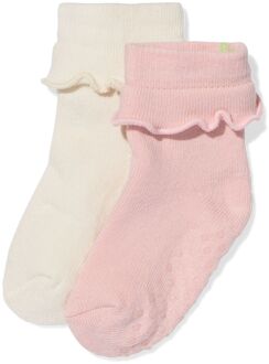 Hema Babysokken terry ruffle - 2 paar beige (beige) - 18-24 m