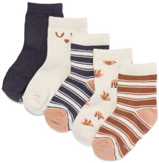 Hema Babysokken uilen - 5 paar beige (beige) - 24-30 m