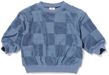 Hema Babytrui badstof blokken blauw (blauw) - 74