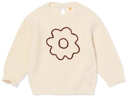 Hema Babytrui bloemen ecru (ecru) - 68