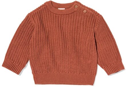 Hema Babytrui grofgebreid bruin (bruin) - 68