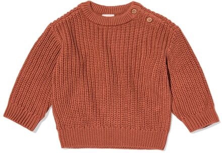Hema Babytrui grofgebreid bruin (bruin) - 74