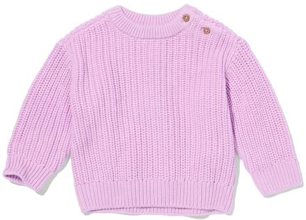 Hema Babytrui grofgebreid paars (paars) - 80