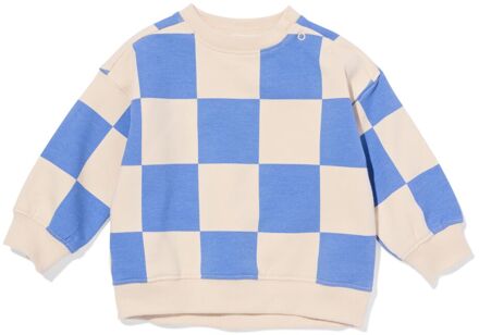 Hema Babytrui jersey ruiten ecru (ecru) - 80