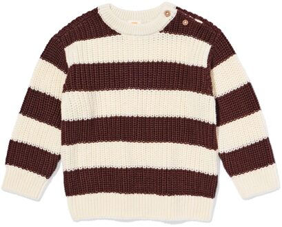Hema Babytrui strepen bruin (bruin) - 86