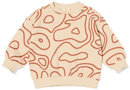 Hema Babytrui sweatstof swirl ecru (ecru) - 86