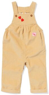 Hema Babytuinbroek corduroy zand (zand) - 92
