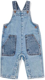 Hema Babytuinbroek denim denim (denim) - 86