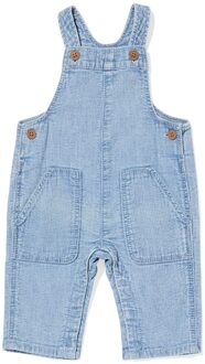 Hema Babytuinbroek strepen denim (denim) - 74
