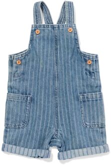 Hema Babytuinbroek strepen denim (denim) - 86