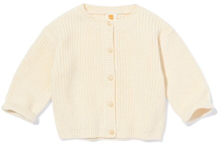 Hema Babyvest grofgebreid ecru (ecru) - 62