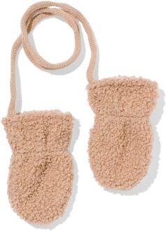 Hema Babywanten teddy beige (beige) - 62/74