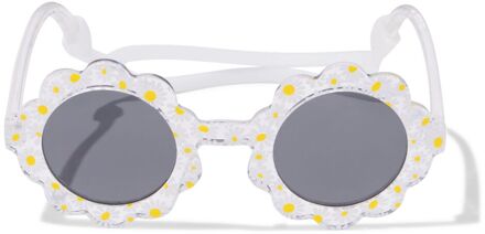 Hema Babyzonnebril bloemen wit (Multi)