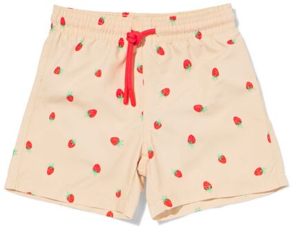 Hema Babyzwembroek aardbeien beige (beige) - 98/104