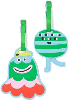 Hema Bagagelabels monsters - 2 stuks