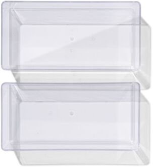 Hema Bakje Transparant S - 2 Stuks (transparant)