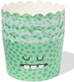Hema Bakjes 9.3x6cm papier monster - 8 stuks
