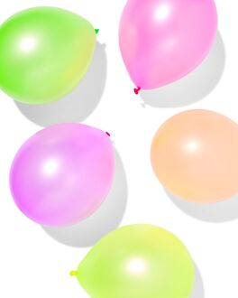 Hema Ballonnen 23cm neon - 10 stuks