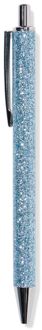 Hema Balpen blauw glitter blauwschrijvend