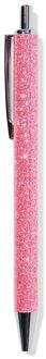 Hema Balpen roze glitter blauwschrijvend
