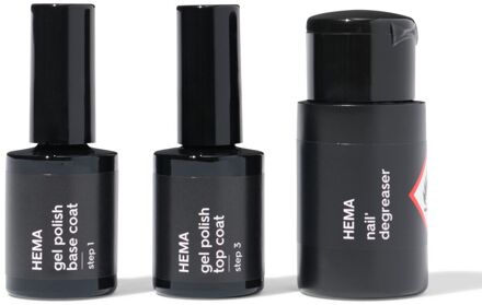 Hema Base and topcoat gel polish set