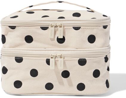 Hema Beauty case canvas stip