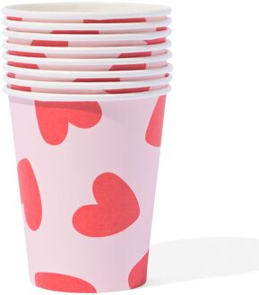 Hema Beker hartjes 8 stuks