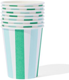 Hema Bekers blauw 8 stuks