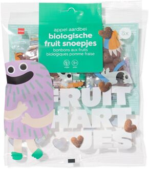 Hema Bio fruitsnoepjes appel-aardbei uitdeelzak - 8 stuks