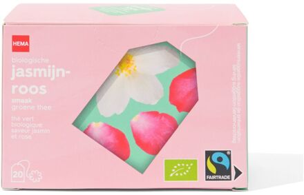 Hema Biologische groene thee jasmijn roos - 20 stuks