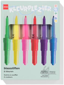 Hema Blaasstiften - 6 stuks