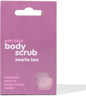 Hema Blok body scrub zwarte bes 65g