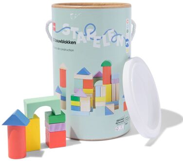 Hema Blokkenset hout 80-delig