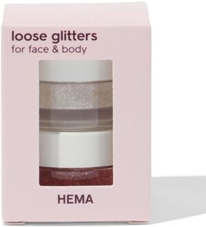 Hema Bodyglitter roze-zilver