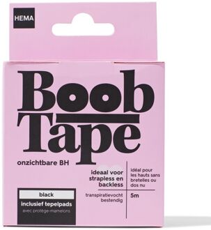 Hema Boobtape zwart 5m inclusief tepelpads