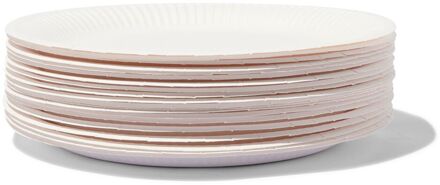 Hema Borden karton Ø22.6 cm 20 stuks (wit)