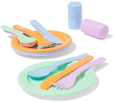 Hema Bordjes en vorkjes bio plastic