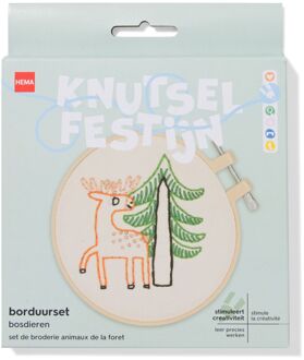 Hema Borduurset bosdieren