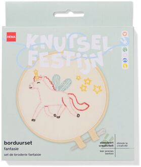 Hema Borduurset eenhoorn