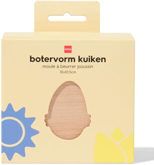 Hema Botervorm kuiken 10x10.5cm hout