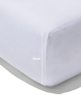 Hema Boxspring hoeslaken 90x200cm zacht katoen wit (wit)