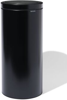 Hema Brabantia Touch Bin Flat Top prullenbak 30L Matt Black - zwart (zwart)