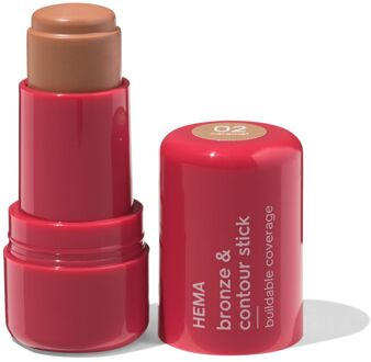 Hema Bronze & contour stick 02 caramel