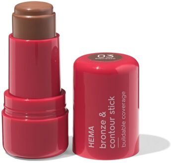 Hema Bronze & contour stick 03 espresso