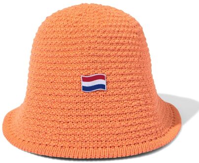 Hema Buckethat gehaakt Nederland (oranje)