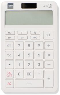 Hema Bureaurekenmachine wit