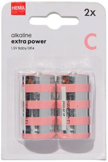 Hema C Alkaline Extra Power Batterijen - 2 Stuks
